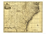 North and South Carolina & Georgia - Panoramic Map Posters