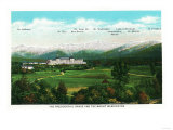 Bretton Woods, NH - Mt Washington Hotel, Presidential Range View No. 3 Prints
