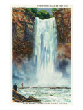 Ithaca, New York - View of Taughannock Falls from the Bottom Posters