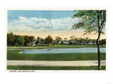 Bridgeport, Connecticut - Seaside Park View of Mirror Lake Prints
