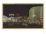 Hollywood, CA - Vine Street from Sunset Boulevard View Photo