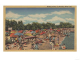 Beverley Beach, MD - Sunbathing Scene Posters