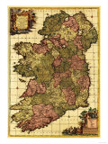 Ireland - Panoramic Map Posters