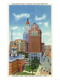 Hartford, Connecticut - Trust Bldg and Travelers Tower View Prints