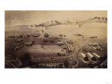 Colorado - Panoramic Map of Fort Collins No. 1 Prints