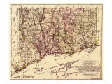 Connecticut - Panoramic Map Photo