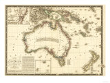 Australia - Panoramic Map Posters