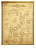 History of Exploration of the Grand Canyon - Panoramic Map Photo