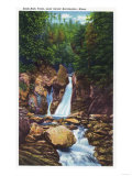 Berkshire Mountains, MA - View of Bash-Bish Falls near Great Barrington Prints