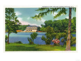 Buffalo, New York - Cazenovia Park View of the Lake and Casino Posters