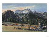 Estes Park, Colorado - Longs Peak View Posters