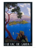 Italy - Lake Garda Travel Promotional Poster Plakaty