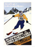 Banff, Alberta, Canada - Dominion Ski Championship Poster Posters