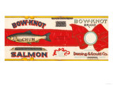 Bow Knot Brand Salmon Label - Anacortes, WA Photo