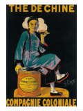 France - The De Chine, Colonial Company Promotional Poster Kunstdrucke