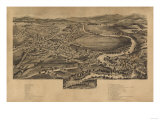 Enosburg, Vermont - Panoramic Map Posters