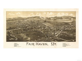 Fair Haven, Vermont - Panoramic Map Posters