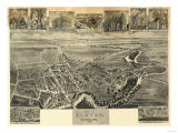 Elkton, Maryland - Panoramic Map Posters