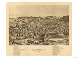 Hardwick, Vermont - Panoramic Map Posters