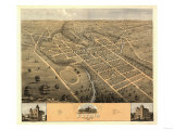 Elyria, Ohio - Panoramic Map Posters