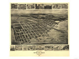 Havre de Grace, Maryland - Panoramic Map Photo