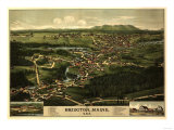 Bridgton, Maine - Panoramic Map Posters