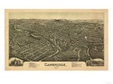 Cambridge, Ohio - Panoramic Map Posters