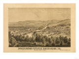 Bethlehem, Pennsylvania - Panoramic Map Posters