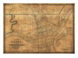 Cincinnati, Ohio - Panoramic Map Photo
