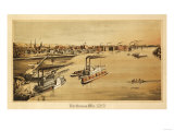 La Crosse, Wisconsin - Panoramic Map Posters