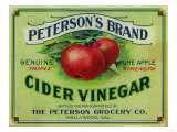Hollywood, California - Peterson's Cider Vinegar Label Prints