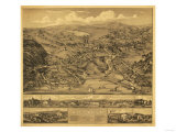 Higganum, Connecticut - Panoramic Map Posters