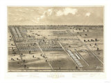 Camp Chase, Ohio - Panoramic Map Posters
