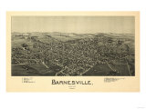 Barnesville, Ohio - Panoramic Map Posters