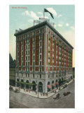 Rochester, New York - Exterior View of the Hotel Rochester Prints