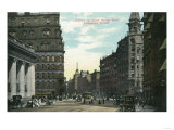 Rochester, New York - Exchange Street View of State Street Pósters
