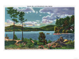 Maine - View of Squaw Mountain and Moosehead Lake Prints