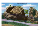 New Haven, Connecticut - West Rock Park View of Judges Cave Posters