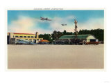Rochester, New York - Municipal Airport Landing Field Scene Prints