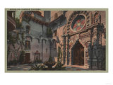 Riverside, CA - View of Mission Inn Courtyard Prints