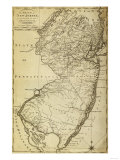 New Jersey - Panoramic Map Affiches