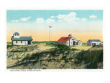 Provincetown, Massachusetts - View of Race Point Coast Guard Station Prints