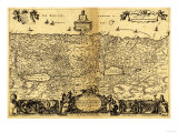 Palestine - Panoramic Map Posters