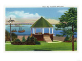 Portland, Maine - Fort Allen Park View of Casco Bay Prints