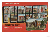 Lafayette, Indiana - Purdue University Prints