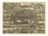 Reading, Pennsylvania - Panoramic Map Posters
