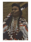 Northwest Indians - Chief Joseph of the Nez Perces Tribe Kunstdruck
