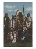 Northwest Indians - Buffalo Bill, Sitting Bull, and Lakota Natives Prints Northwest Indians - Buffalo Bill, Sitting Bull, and Lakota Natives Prints