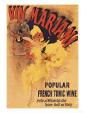 Paris, France - Vin Mariani Dancing Girl Pouring Wine Promotional Poster Poster