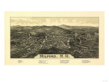 Milford, New Hampshire - Panoramic Map Posters